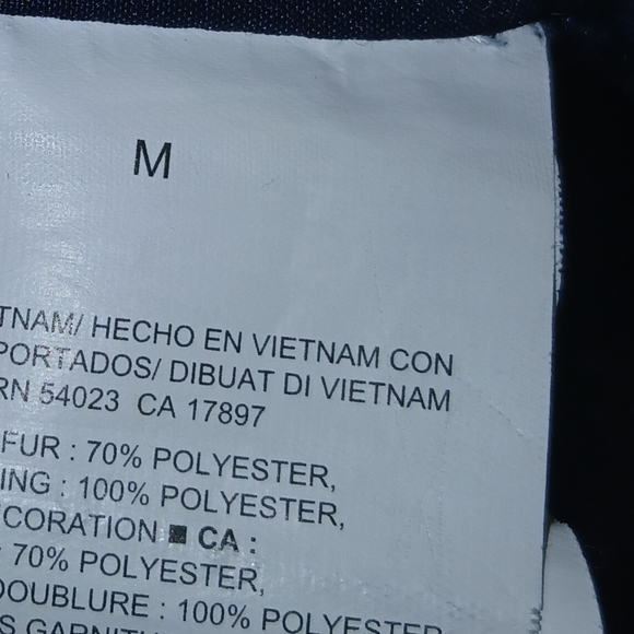 Old Navy Cream Fleece Jacket with Navy Details - Picture 4 of 7